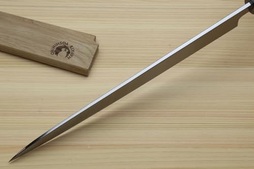 Shiroko High Carbon Steel Kasumi Yanagi Magnolia Handle Sushi Sashimi Chef Knife