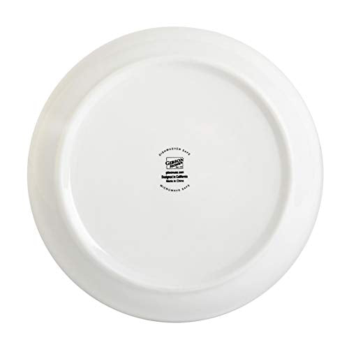 Zen Buffet 4 Piece 41oz Salad Bowls Porcelain Ceramic Chip and Scratch Resistant Pasta Bowl (4 Count)