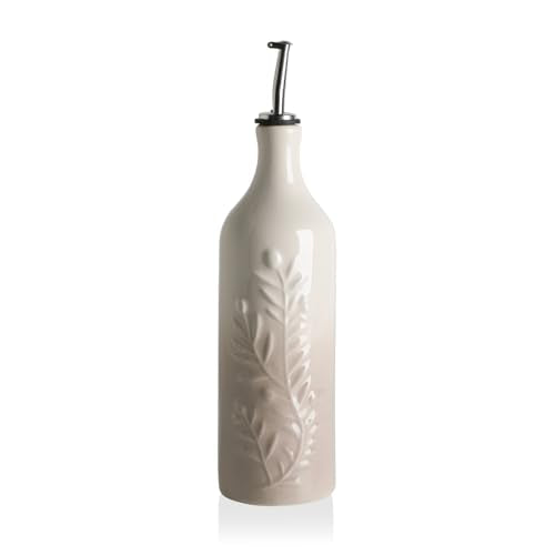 Sweejar Large Olive Oil Dispenser Bottle with Spout
