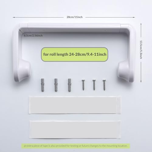 ONE Hand Simple Tear Paper Towel Holder Under Cabinet