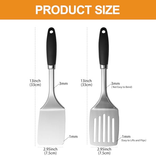 Stainless Steel Spatulas Set