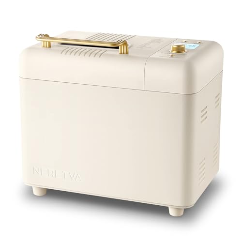 2.2LB 15-in-1 Bread Machine with Dual Heater and Auto Nut Dispenser