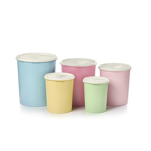 Heritage 10 Piece Pastel Tall Canister Set