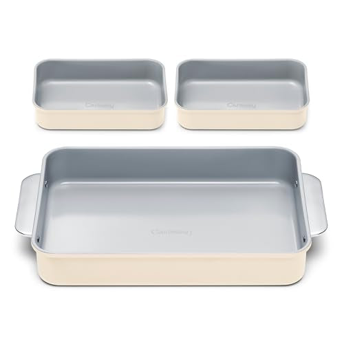Non Stick Rectangle Baking Pan Set (3 Count)