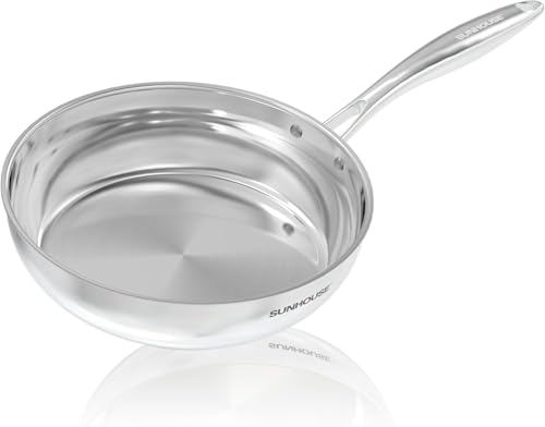10 Inch Stainless Steel Frying Pan Skillet