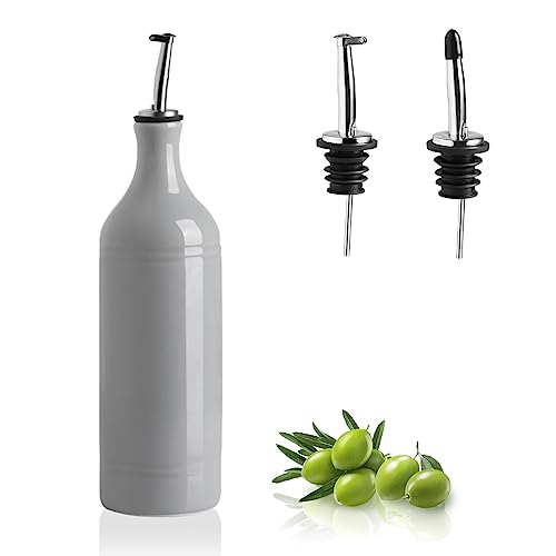 Sweejar Large Ceramic Olive Oil Dispenser Bottle