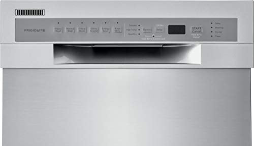 18 in. ADA Compact Front Control Dishwasher in Stainless Steel with Dual Spray Arms