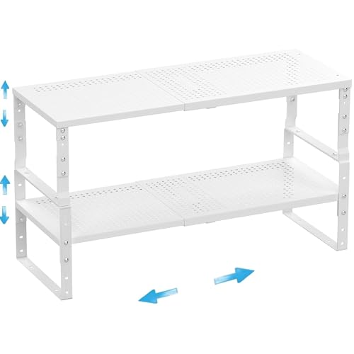 Expandable Adjustable & Stackable Spice Rack (2 Count)