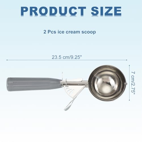 2 Pcs Cookie Scoops Ice Cream Scoop w