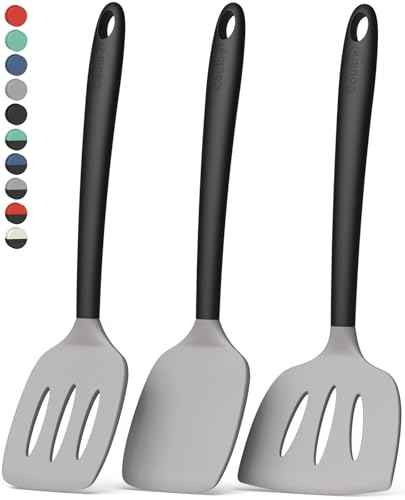 3 Pack Silicone Spatula Set (3 Count)