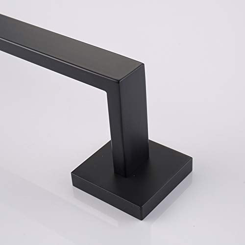 Black Single Towel Bar 16