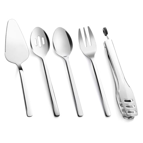 5 piece Large Hostess Serving Utensils Set (5 Count)