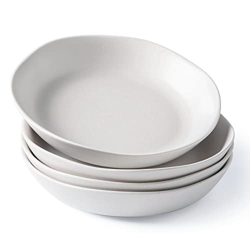 9.75'' Ceramic Large Pasta Bowls (4 Count)