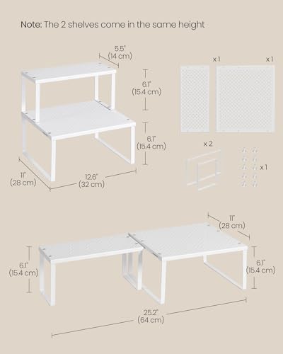 Set of 2 Metal Spice Racks (2 Count)