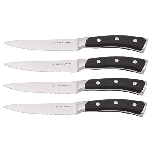 4 Piece Serrated Kitchen Steak Knife Set (4 Count)