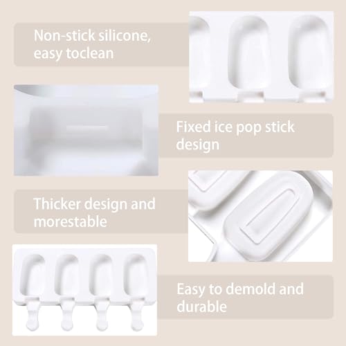 2 Small Mini Popsicles Molds