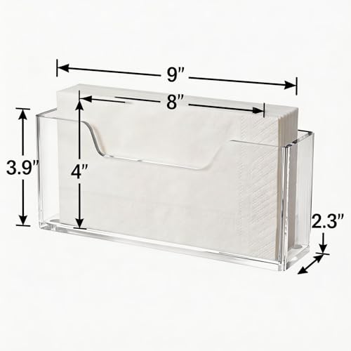 Acrylic Guest Towel Holder for Bathroom