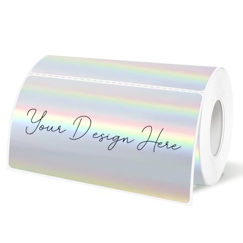2x4 Inch Holographic Thermal Labels