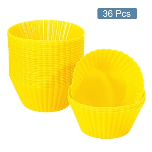 36Pcs Silicone Cupcake Liners (36 Count)