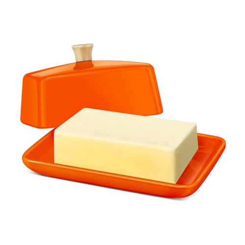 Extra Large Ceramic Butter Dish with Lid