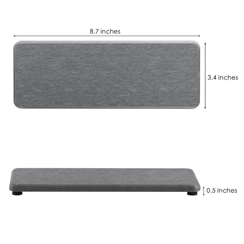 2Pcs Stone Soap Trays Water Absorbing Diatomite Coaster (2 Count)