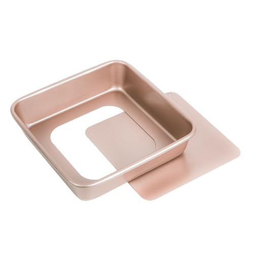 7 Inch Nonstick Square Cake Pan with Removable Bottom