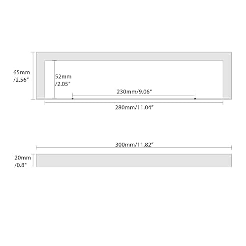 Hand Towel Holder Towel Bar for Bathroom Wall Mounted 12 Inch