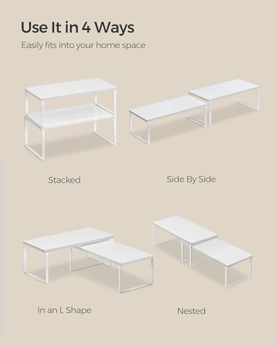 Cabinet Organizer Shelf (2 Count)