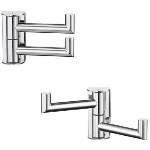 Swivel Wall Hooks with 2 Arm (2 Count)