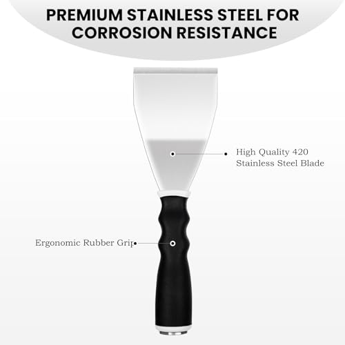 2 Pack 3" Bent Paint Scraper & 10