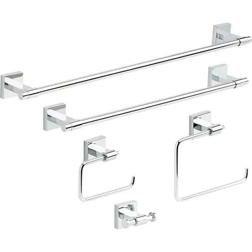Towel Rack 24 Inch Polished Chrome Towel Bar for Bathroom