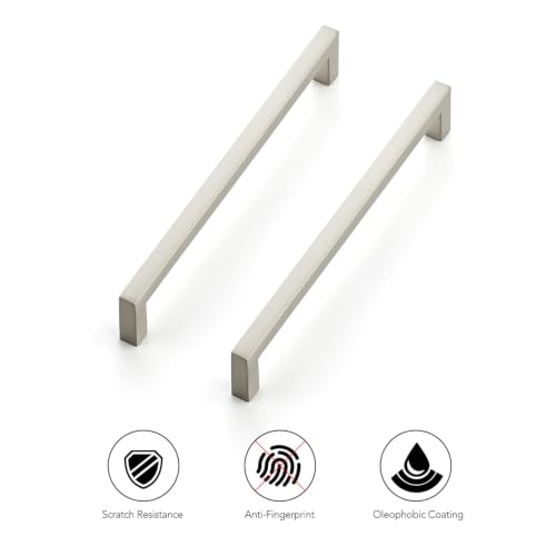 Brushed Nickel Cabinet Handles Cabinet Pulls 6 (5 Count)