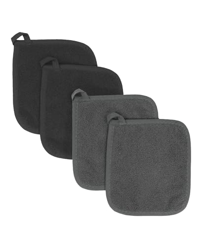 Terry Potholder & Hot Pad (4 Count)