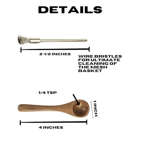 Premium Walnut Wood Cocktail Smoker with One 4 oz Tin of Wood Chips. Great for Whiskey & Old Fashion. Coated in Safe Food Natural Beeswax