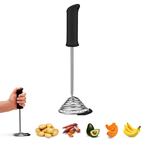 Smood Ergonomic Spring Coil Potato Masher