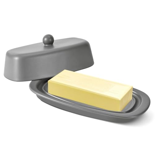 Standard Ceramic Butter Dish with Lid for Countertop