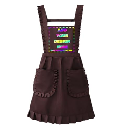 Personalized Custom Aprons Custom Adjustable Kitchen Cooking Aprons Hair Stylist Cafe Work Aprons For Men And Women