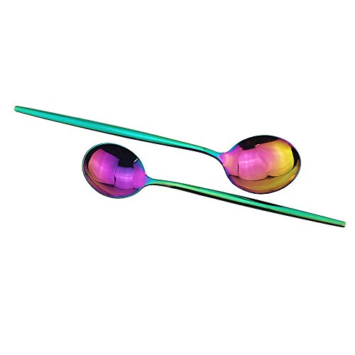 Shiny Rainbow Silverware Set (6 Count)