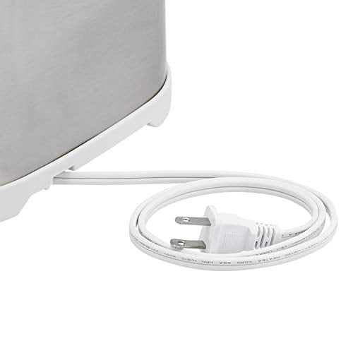 2 Slice Cool Touch Stainless Steel Toaster with 7 Browning Settings