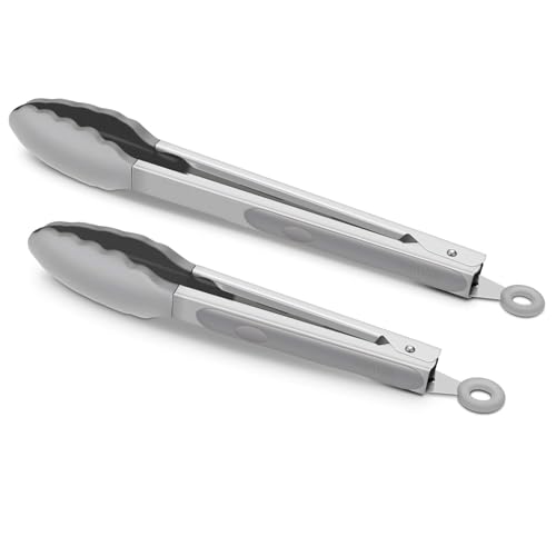 2 Pack Silicone Kitchen Tongs (2 Count)