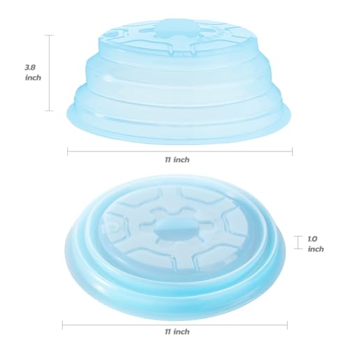 Microwave Cover For Food Silicone Microwave Splatter Cover Dishwasher Safe Dish Covers for Microwave Microwave Food Covers Splatter Guard