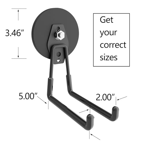 Strong Magnetic Garage Hook (2 Count)