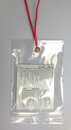 GPI 10" x 13" Reclosable Zip Bags with Bottom Hang (500 Count)