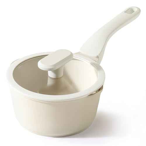 Ceramic Nonstick Saucepan with Lid