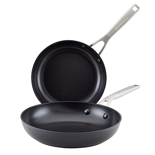 Hard Anodized Induction Nonstick Frying Pan Set