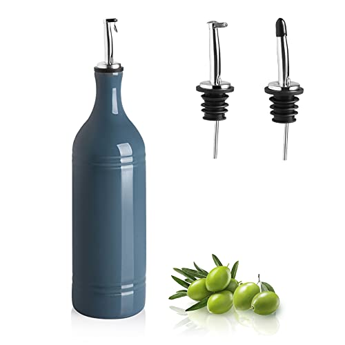 Sweejar Large Ceramic Olive Oil Dispenser Bottle