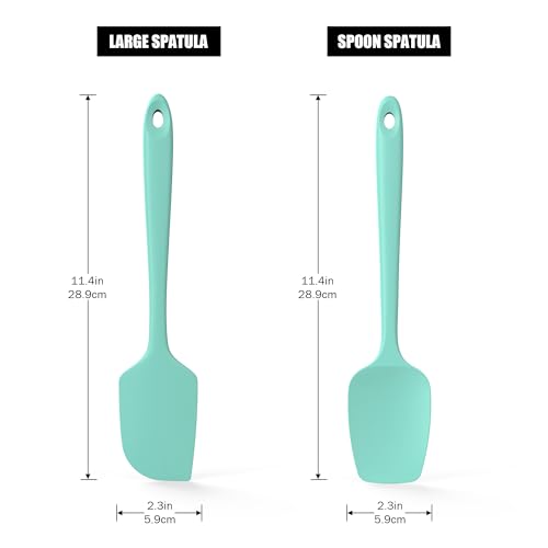 600°F Heat Resistant Silicone Spatula Spoonula (2 Count)