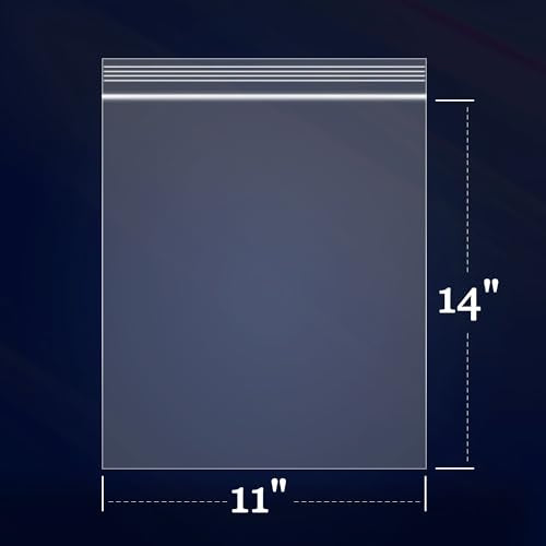 500 Count 11" x 14" Large Zip Bags