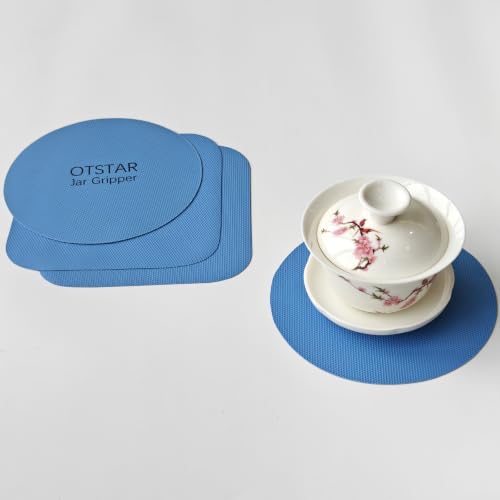 Jar Opener with Gripper Pads for Weak Hands
