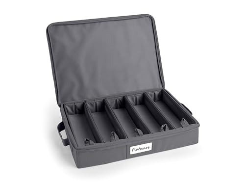 Flatware Storage Box with Removable Trays